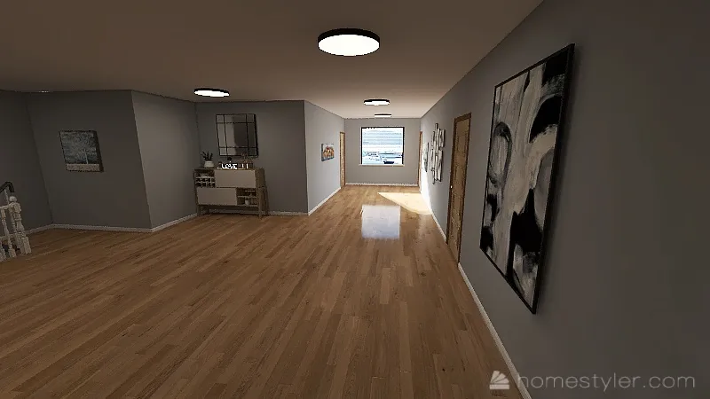 hallway 3d design renderings