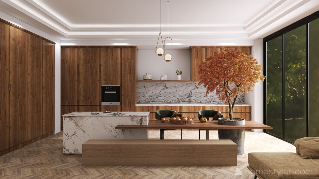 #KitchenContest - |Forest| 3d design renderings