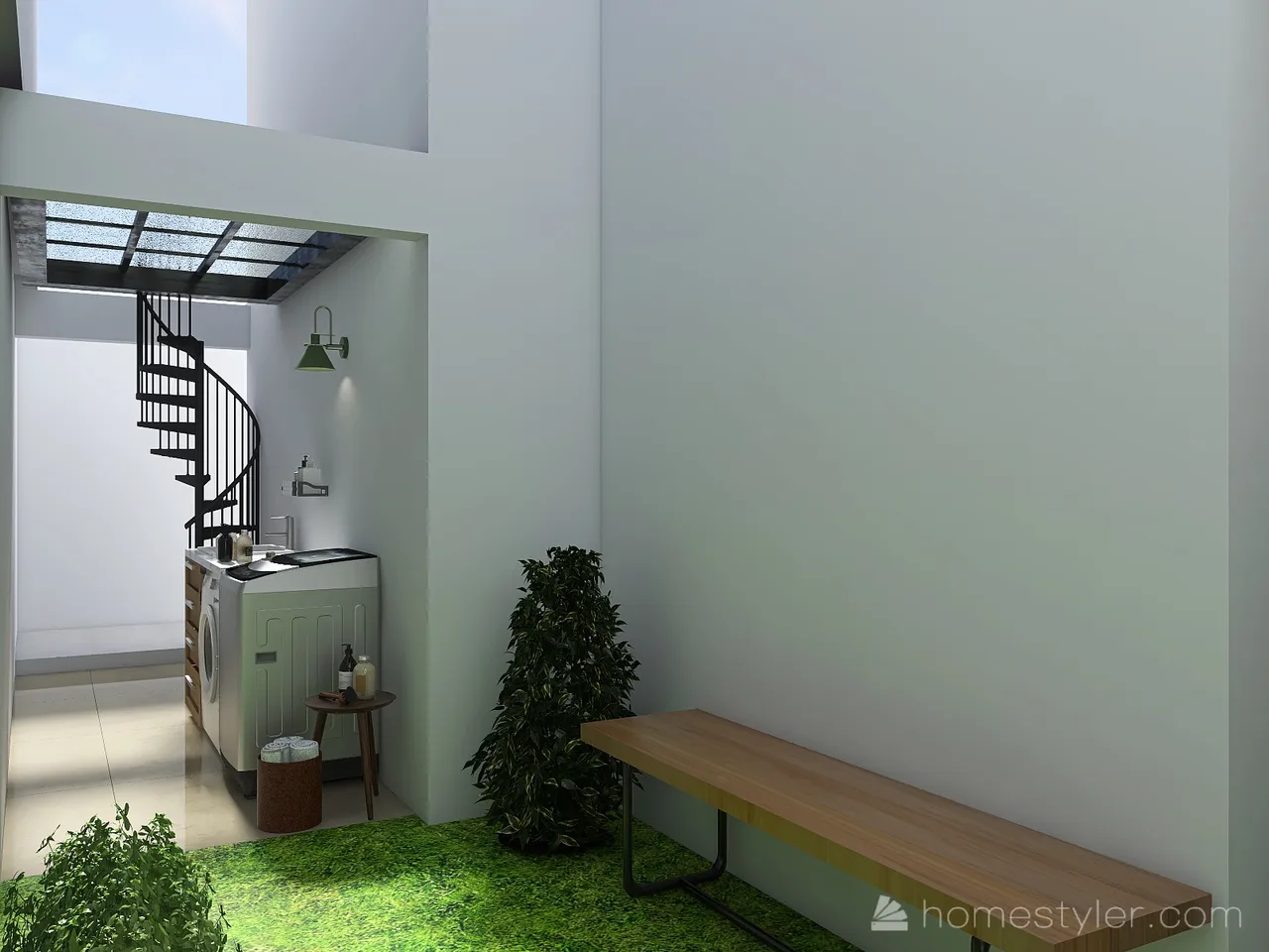 Courtyard 3d design renderings