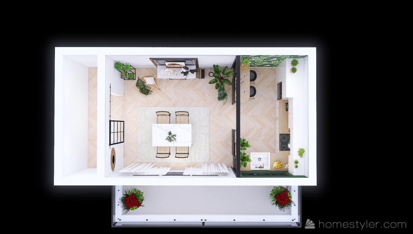 #KitchenContest - Green Kitchen 3d design picture 42.24