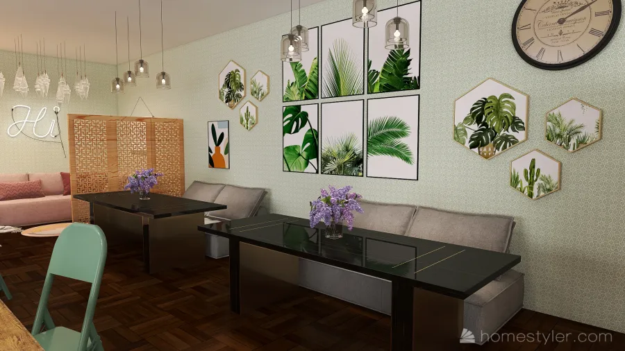 Tea Shop/Cafe 3d design renderings