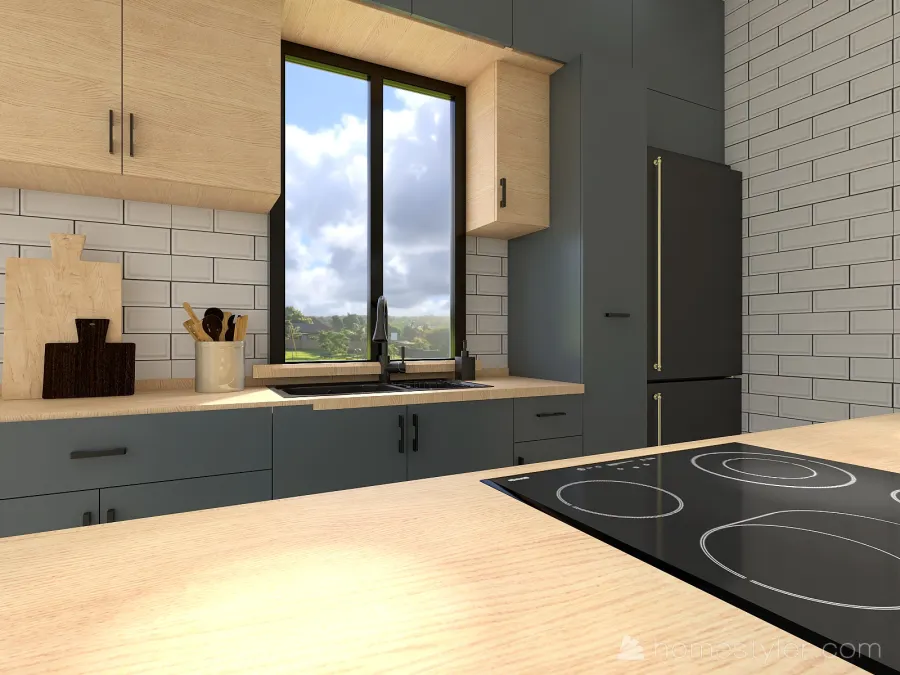 #KitchenContest Cocina Alberto idea 3d design renderings