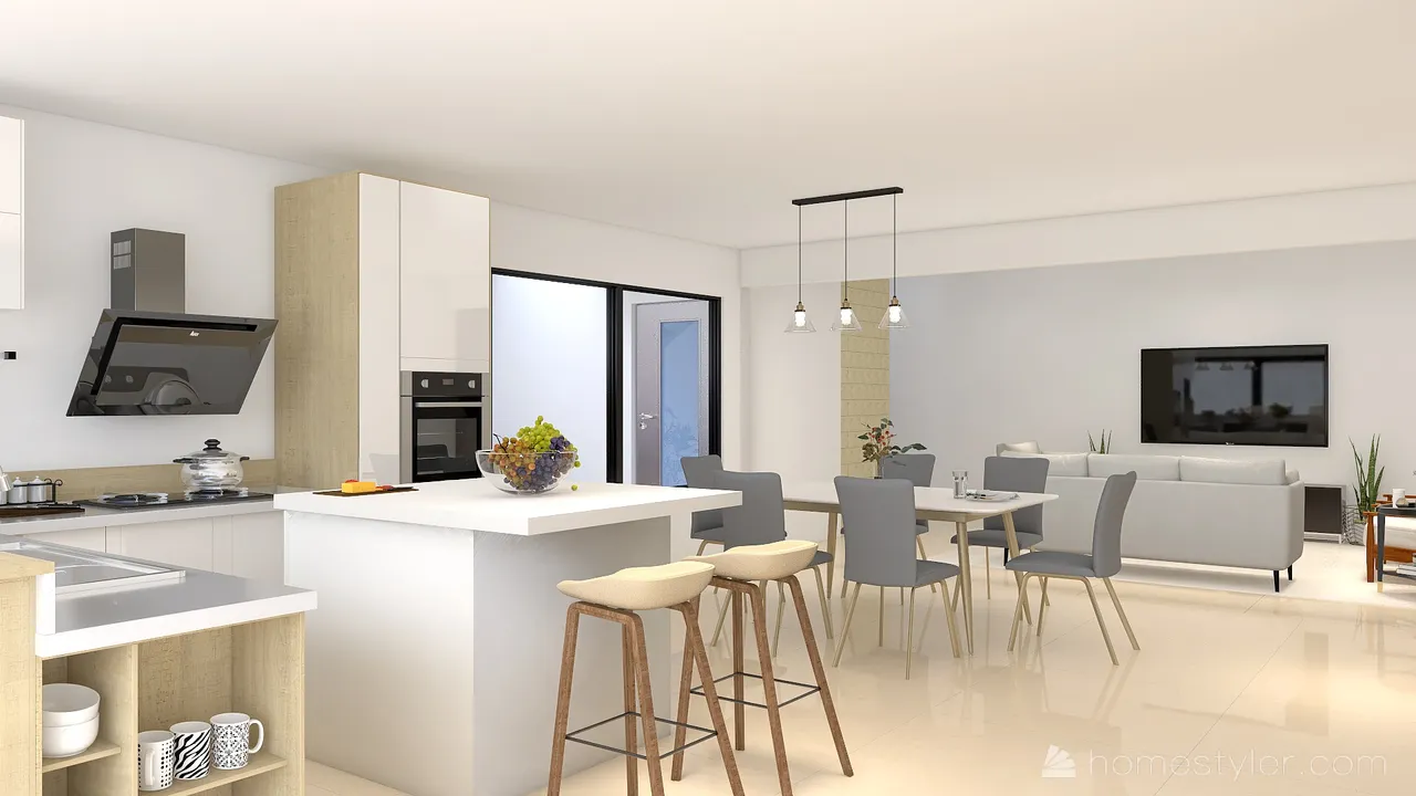 DiningRoom 3d design renderings