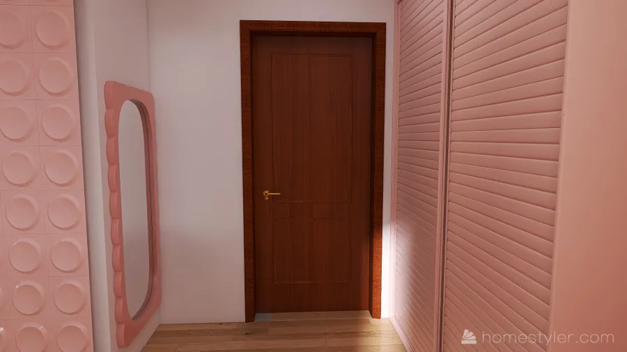 #TeaBreakContest - Relaxing Pink Bedroom 3d design renderings
