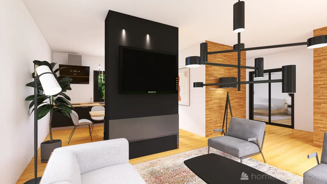 A Gentleman's Home 3d design renderings