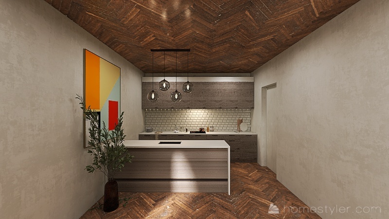 Cozy duplex 3d design renderings
