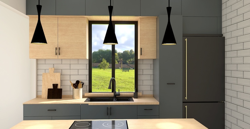 #KitchenContest Cocina Alberto idea 2 3d design renderings