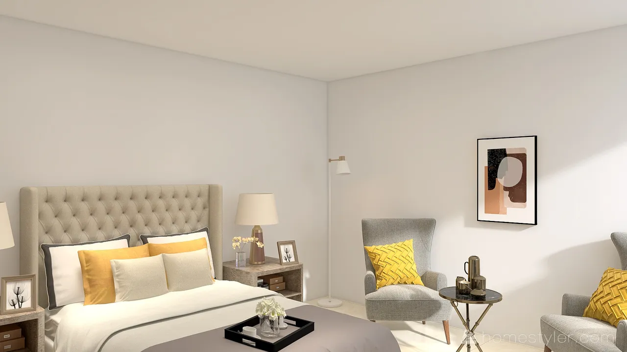 MasterBedroom 3d design renderings