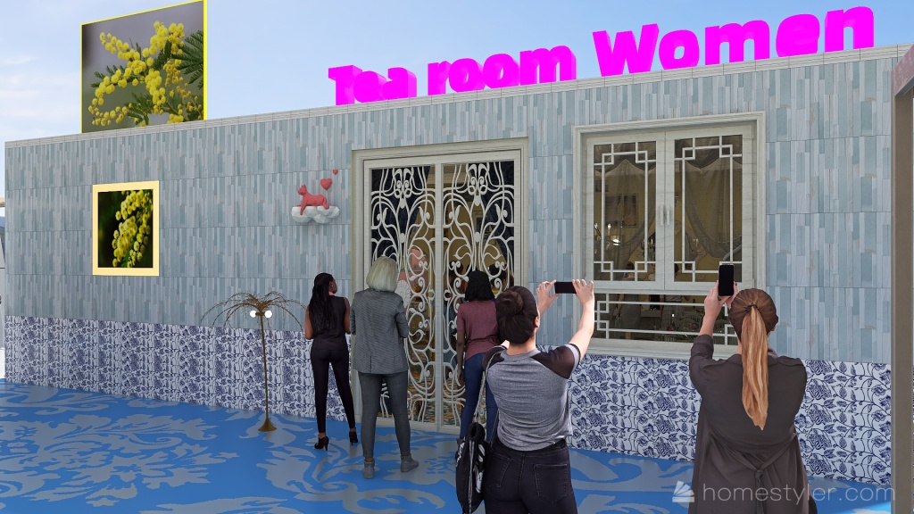 #TeaBreakContestWomen 3d design renderings