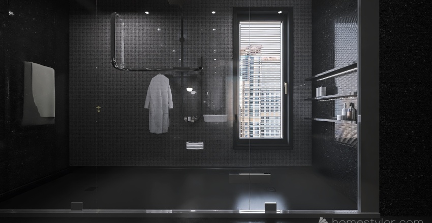 NYC in black 3d design renderings
