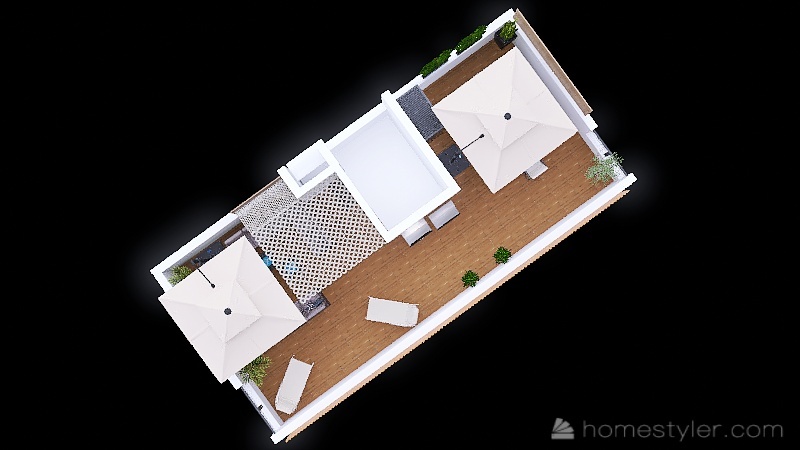 Terrasse 3d design renderings