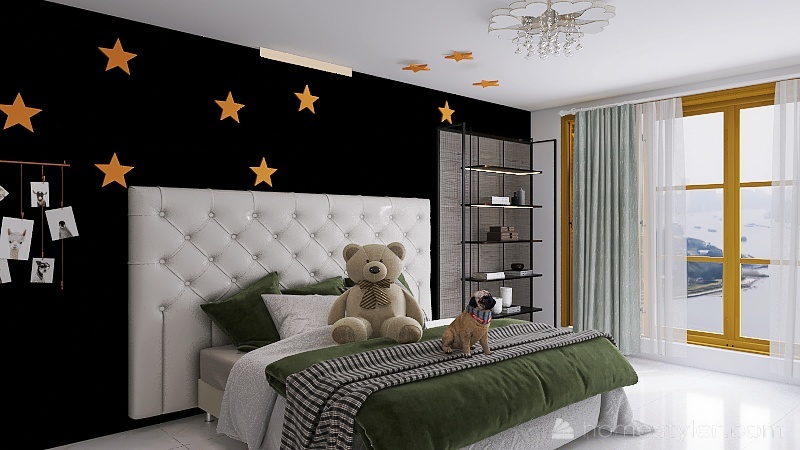 Dormitório para criança, by.Vitória. 3d design renderings