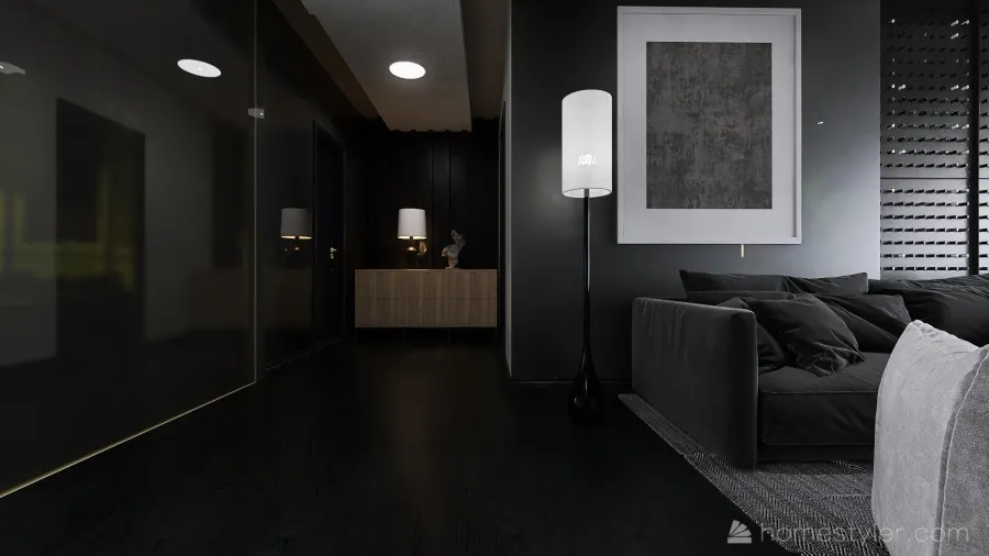 NYC in black 3d design renderings