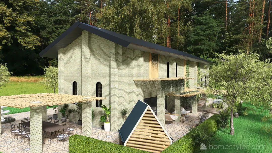Farmhouse 16 Saint Grove 3d design renderings