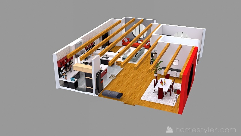 #KitchenContest RBW Loft Apt 3d design picture 163.83