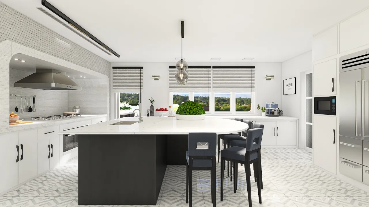 Kitchen 3d design renderings