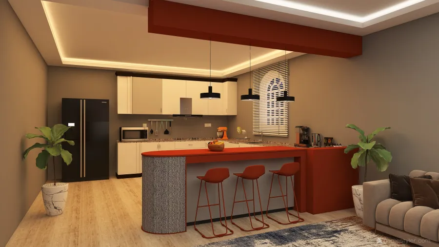 apartment#kitchencontest 3d design renderings