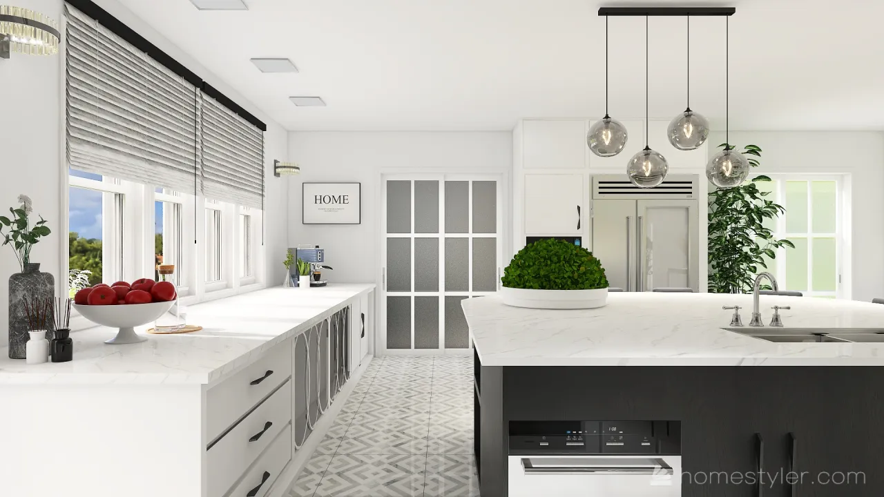 Kitchen 3d design renderings