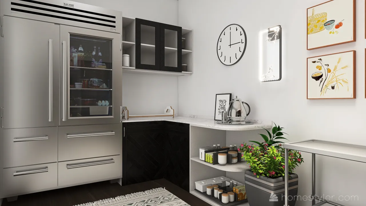 Kitchen 3d design renderings