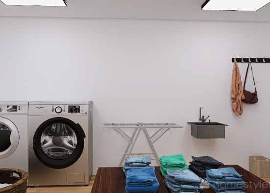 Laundry room Design Rendering