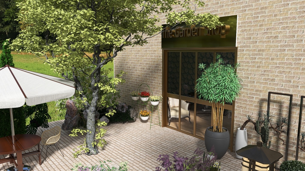 #TeaBreakContest-Exotic Coffee Place 3d design renderings