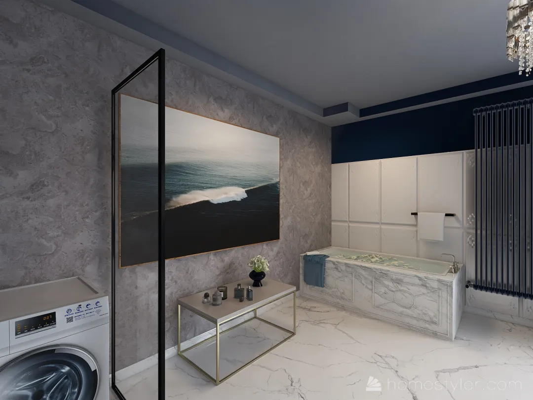 Ванная - туалет 3d design renderings