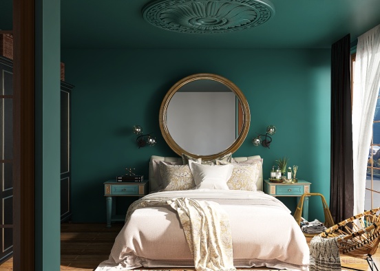 #StPatrickContest - The apartment is in green tones Design Rendering