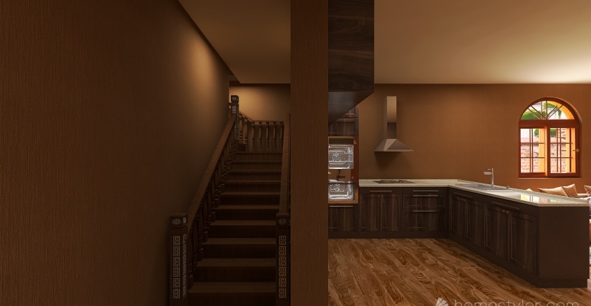 Mysterious Downstairs 3d design renderings