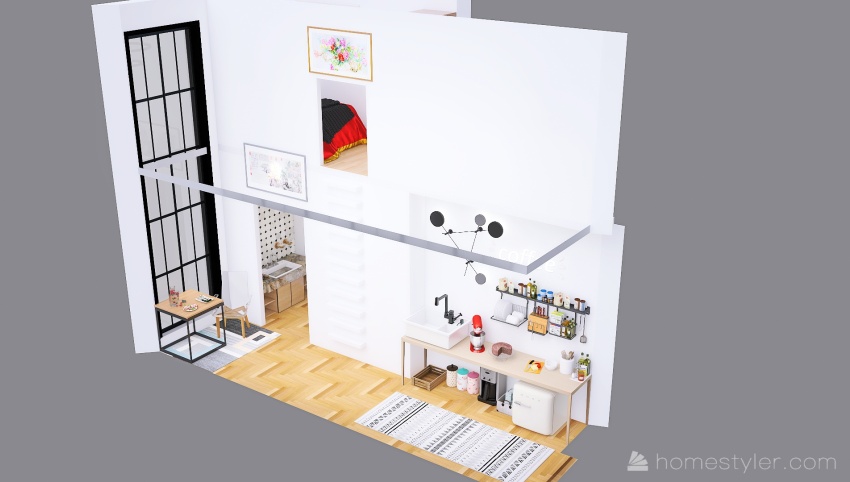 Tiny Tokyo Apartment 3d design picture 33.22