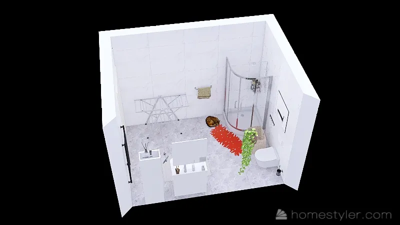 łazieneczka 3d design renderings