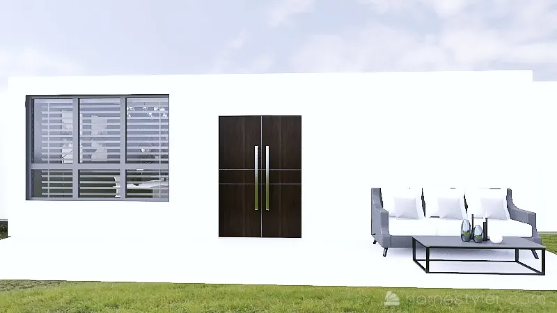 Single Story House Design 3d design renderings