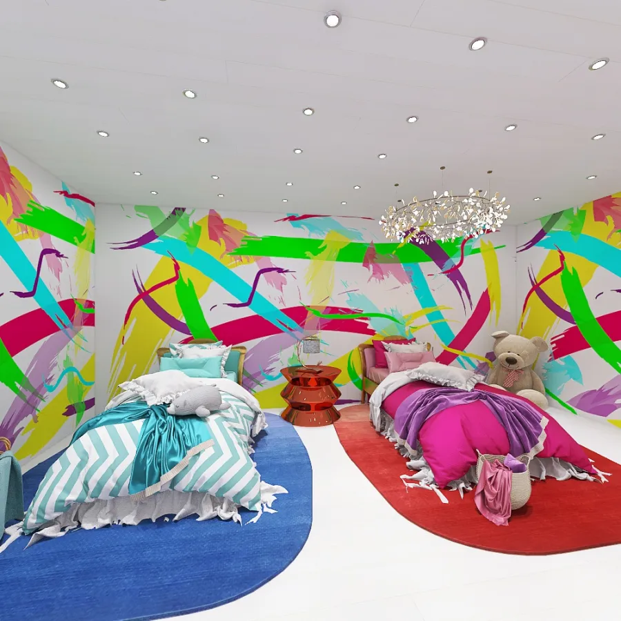 Magic Dream Bedroom 3d design renderings