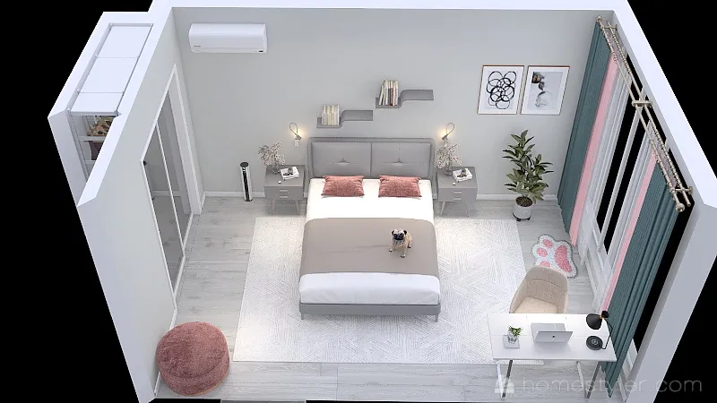 Bedroom for Alena 3d design picture 18.28