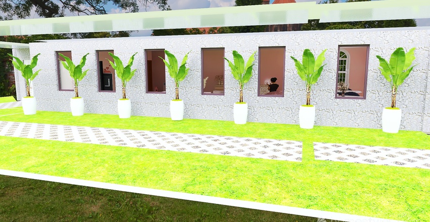 #TeaBreakContest - Pink 3d design renderings