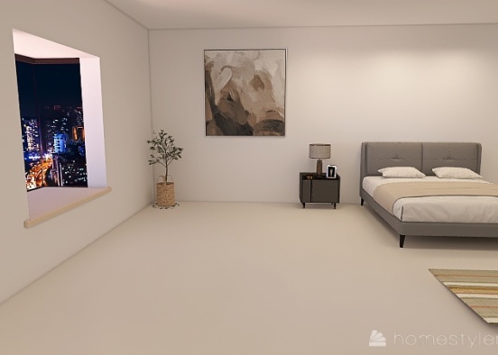 My First Bedroom Design Design Rendering