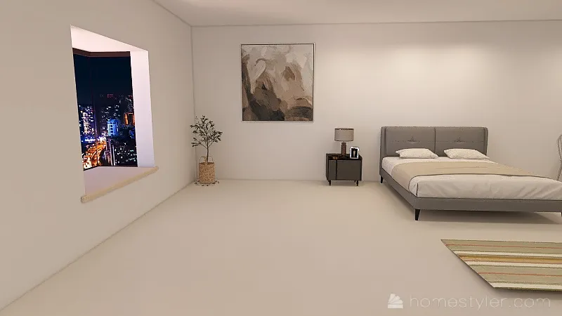 My First Bedroom Design 3d design renderings