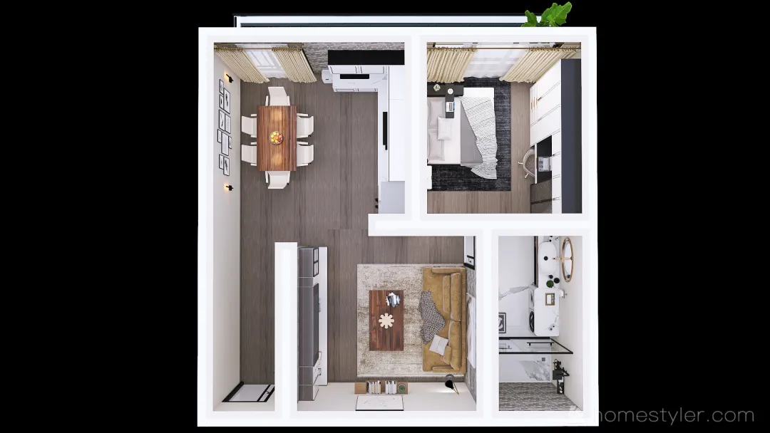 Modern Apartment Design #Residential 3d design renderings