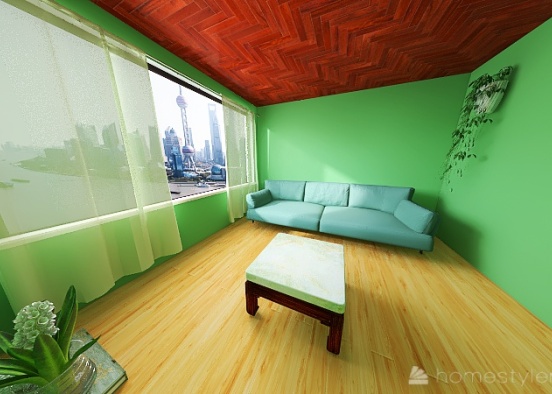 Green Room Design Rendering