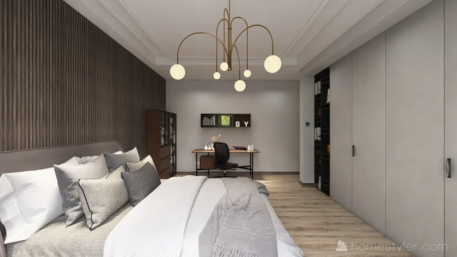Modern Bedroom1 3d design renderings