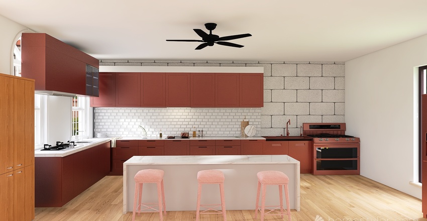 #TeaBreakContest - Pink 3d design renderings