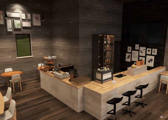 Coffee House ☕☕☕ Design Rendering
