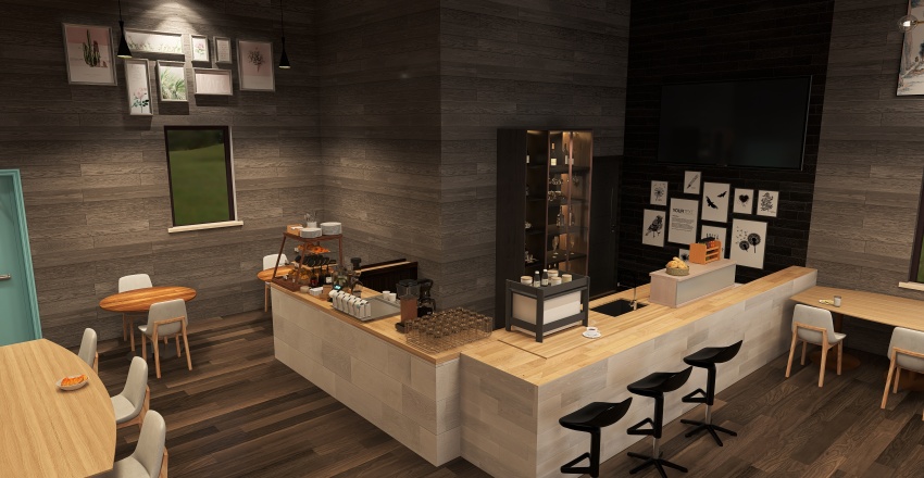 Coffee House ☕☕☕ 3d design renderings