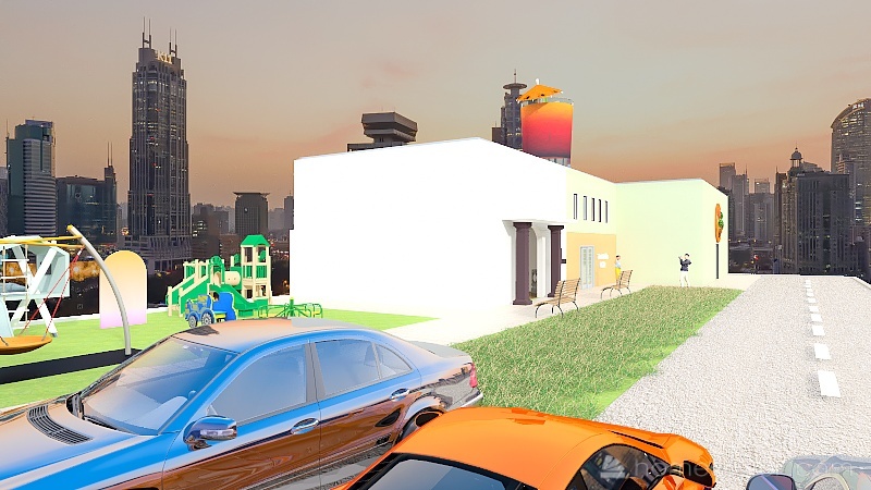 #TeabreakContest-City 3d design renderings
