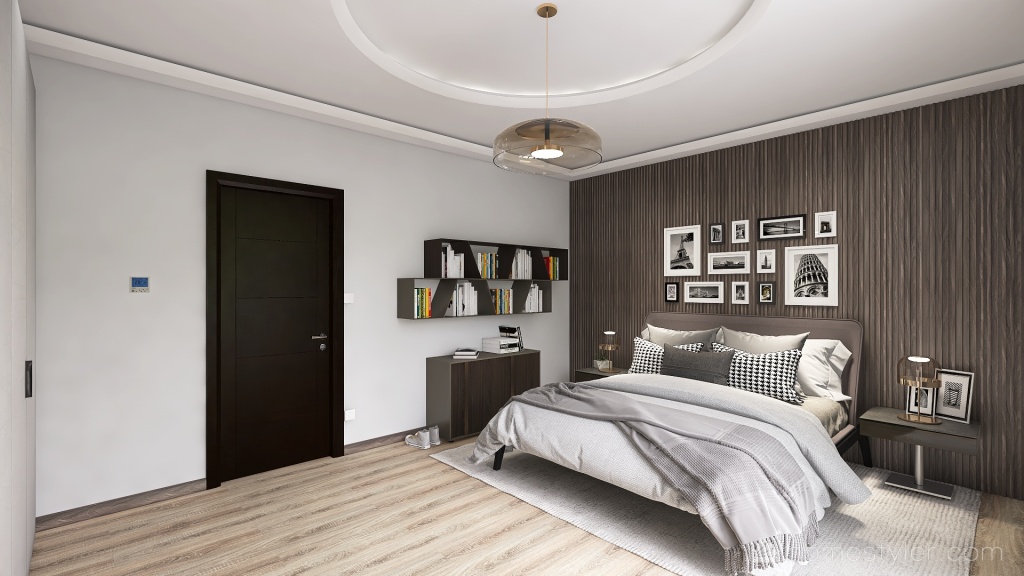Modern Bedroom 3d design renderings