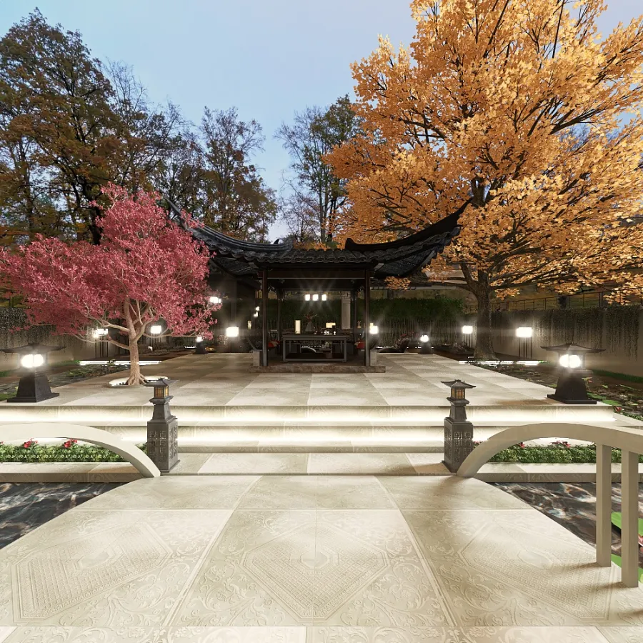 Garden Landscape 3d design renderings