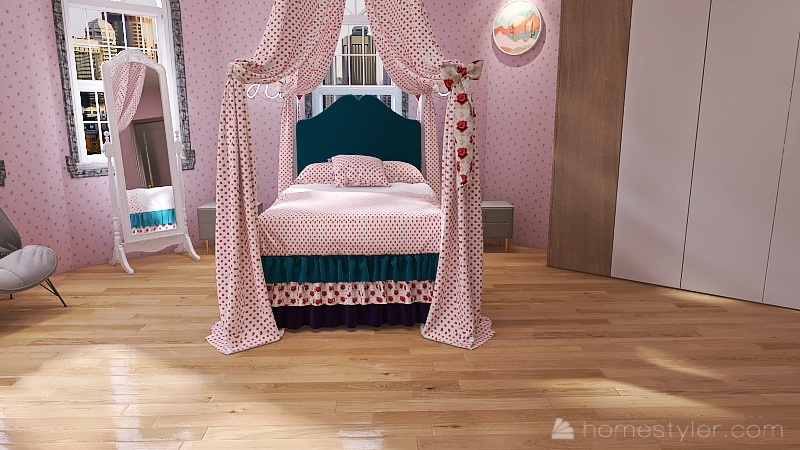 Bedroom1 3d design renderings