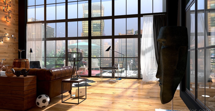 14 Union Penthouse 3d design renderings