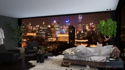 after party apartment room !