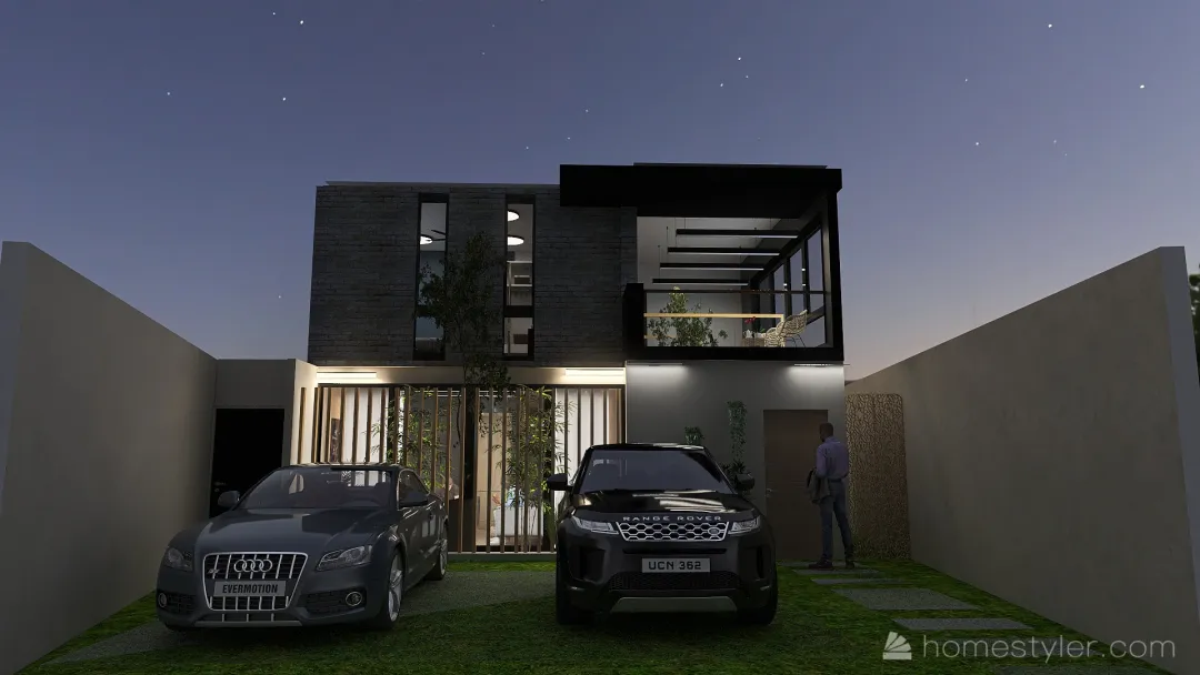 casa residencial 3d design renderings