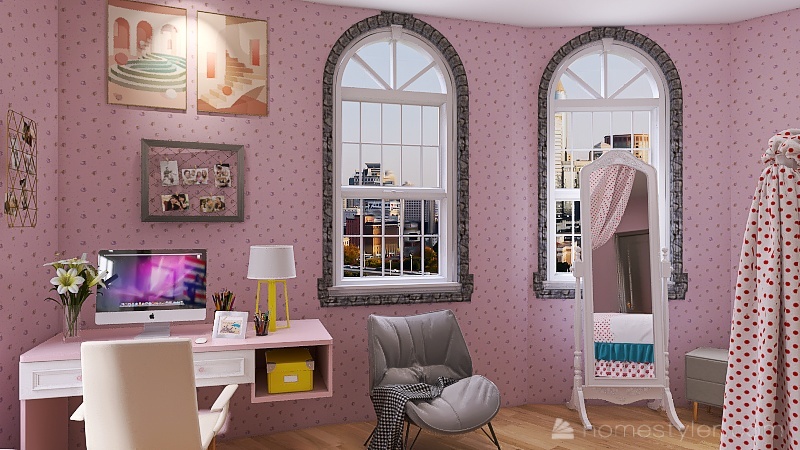 Bedroom1 3d design renderings